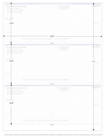 Blue Red High Security 3 Per Page Laser Checks | L3CHS-BR