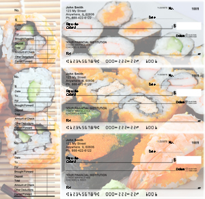 Japanese Cuisine Designer Deskset Checks