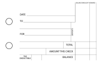Mexican Cuisine Standard Itemized Invoice Business Checks | BU3-CDS07-SII