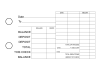 Green Marble General Itemized Invoice Business Checks | BU3-GMA01-GII