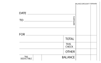 Tan Parchment Itemized Payment Business Checks | BU3-TPM01-IPR