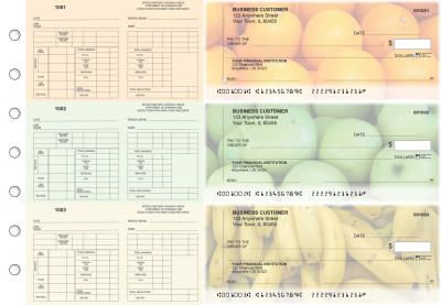 Fruit Multi-Purpose Counter Signature Business Checks | BU3-7CDS03-MPC