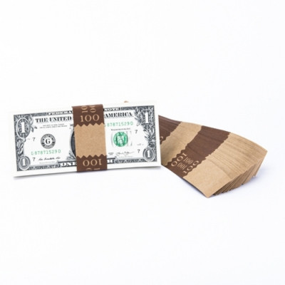 Natural Saw-Tooth $100 Currency Bands | CBKN-003