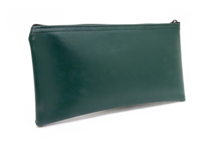 Forest Green Zipper Bank Bag, 5.5