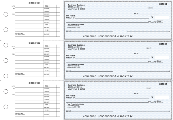 Blue Safety Accounts Payable Business Checks