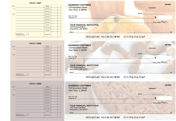 Bakery Accounts Payable Designer Business Checks | BU3-CDS02-DED