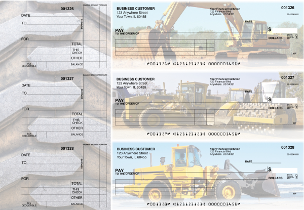 Construction Itemized Payment Business Checks
