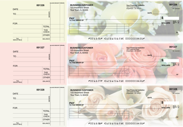 Florist Itemized Payment Business Checks