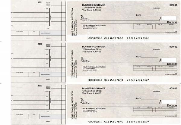 Granite Invoice Business Checks | BU3-CDS16-INV
