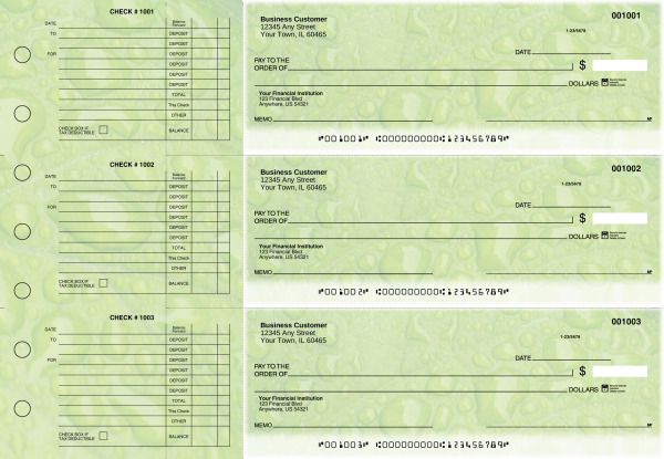 Leaf Accounts Payable Designer Business Checks