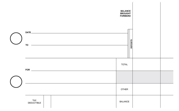 Brushed Metal Standard Disbursement Designer Business Checks