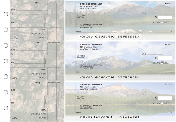 Scenic Mountains Standard Counter Signature Business Checks