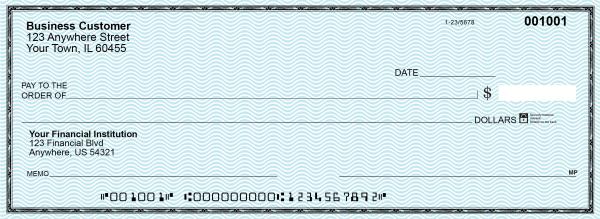 Teal Safety Business Pocket Checks