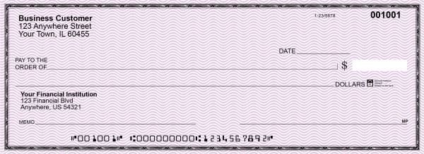 Purple Safety Business Pocket Checks