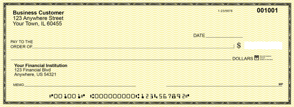 Yellow Safety Business Pocket Checks