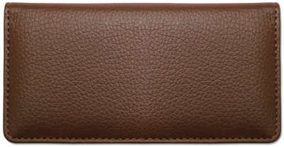 Brown Leather Checkbook Cover