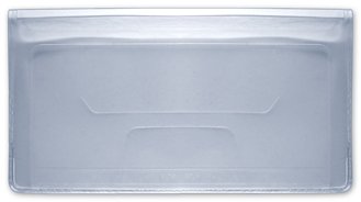 Clear Vinyl Checkbook Cover