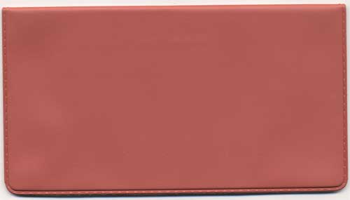 Melon Vinyl Checkbook Cover