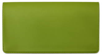 Olive Vinyl Checkbook Cover
