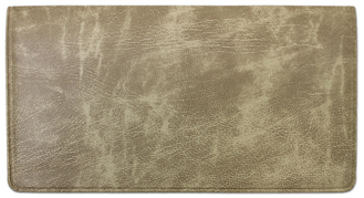 Parchment Vinyl Checkbook Cover