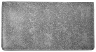 Gray Marble Vinyl Checkbook Cover