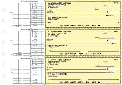 Yellow Safety Multi Purpose Business Checks