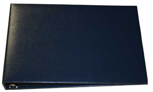 Blue Business 7-Ring Check Binder